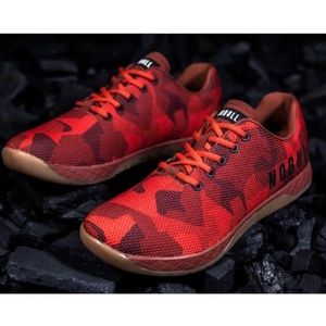 NOBULL PROJECT Fire Camo Trainer CrossFit Training Lifting Unisex M5.5 W7